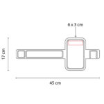 BRAZALETE DEPORTIVO ARMES NEGRO SPO 003 N (POLIÉSTER) - Image 5