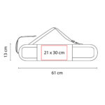 TAPETE DE YOGA ASANA NEGRO SPO 005 N (PVC TAPETE / POLIÉSTER FUNDA) - Image 6