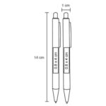 BOLÍGRAFO OXNARD NEGRO (ST 18106 - METAL/RUBBER) - Image 2