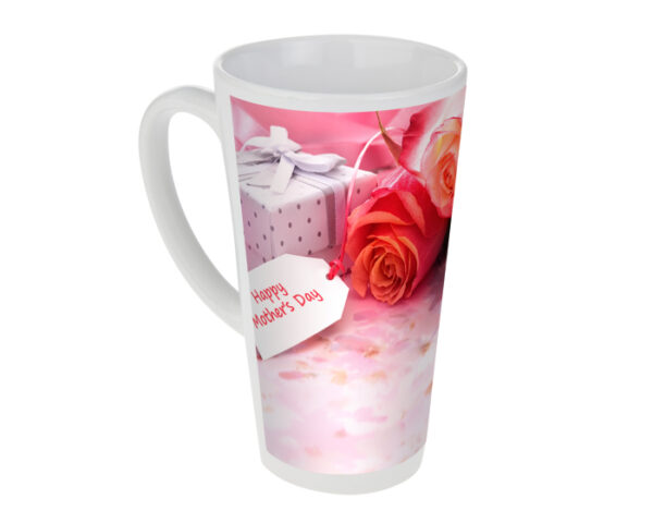 TAZA CONICA DE SUBLIMACIÓN 15 OZ LILLY SUB102 BLANCO (Cerámica) - Imagen 2