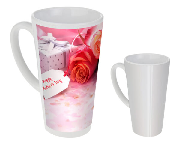 TAZA CONICA DE SUBLIMACIÓN 15 OZ LILLY SUB102 BLANCO (Cerámica) - Imagen 3