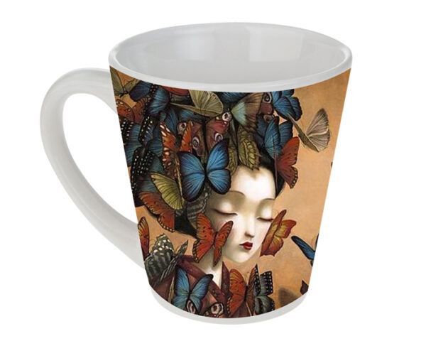 TAZA CONICA DE SUBLIMACIÓN 11 OZ DAISY SUB111 BLANCO (Cerámica) - Imagen 2