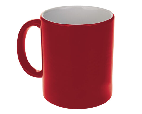 TARRO MAGICA DE SUBLIMACIÓN 11 OZ. MERLIN SUB116 ROJO (Cerámica)