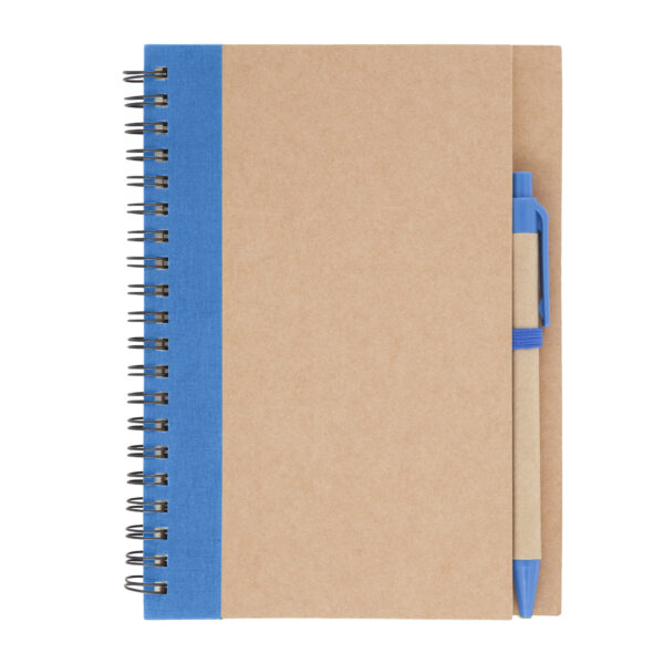 LIBRETA ECOLÓGICA AZUL (T164)