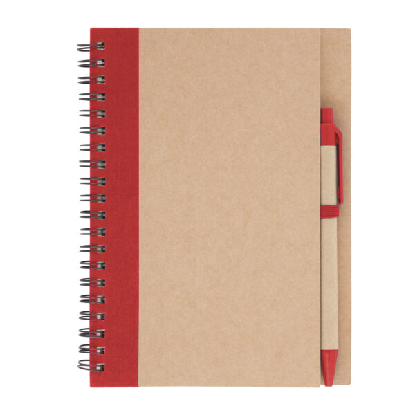 LIBRETA ECOLÓGICA ROJO (T164)