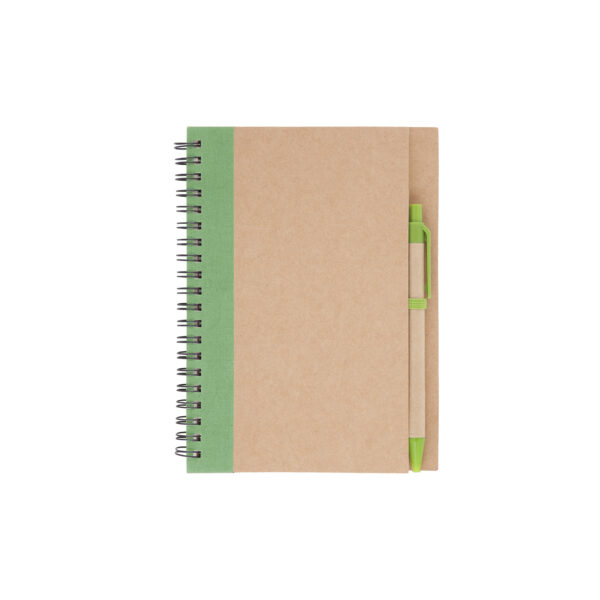 LIBRETA ECOLÓGICA VERDE (T164)