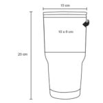 TERMO CABANNA AMARILLO (T 88 - ACERO INOXIDABLE/RUBBER) - Image 2