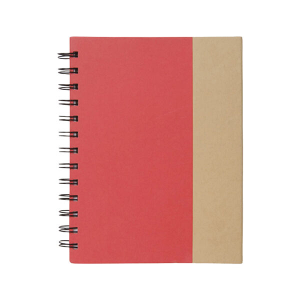 LIBRETA CON NOTAS ADHESIVAS ROJO (T327)