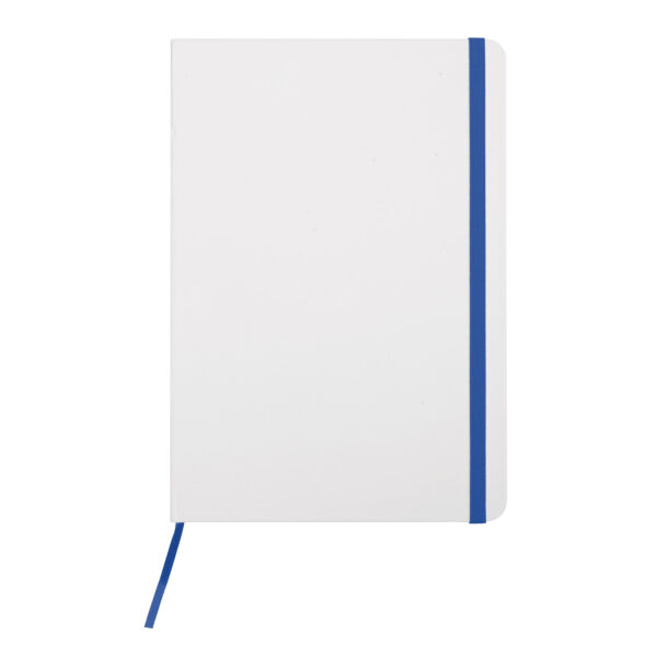 LIBRETA MEDIANA WHITE AZUL (T524)