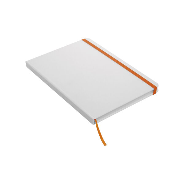 LIBRETA MEDIANA WHITE NARANJA (T524) - Imagen 3