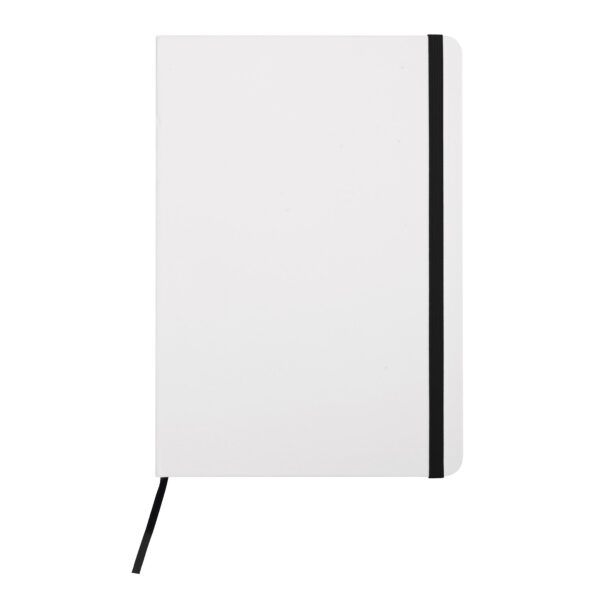 LIBRETA MEDIANA WHITE NEGRO (T524)