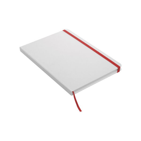 LIBRETA MEDIANA WHITE ROJO (T524) - Imagen 3