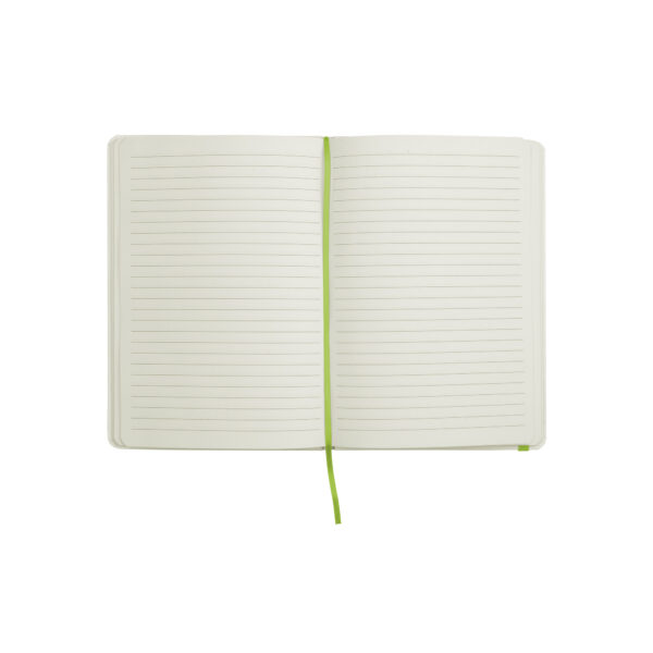 LIBRETA MEDIANA WHITE VERDE MANZANA (T524) - Imagen 2