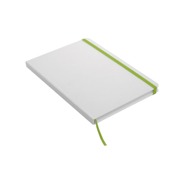 LIBRETA MEDIANA WHITE VERDE MANZANA (T524) - Imagen 3