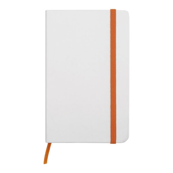 LIBRETA PEQUEÑA WHITE NARANJA (T525)