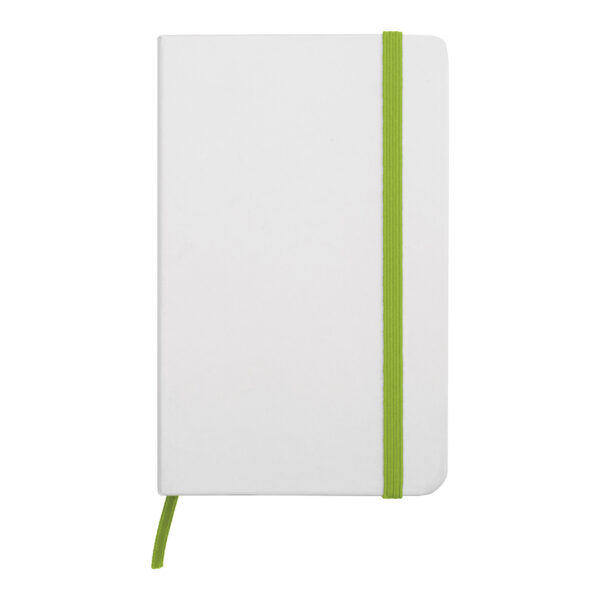 LIBRETA PEQUEÑA WHITE VERDE MANZANA (T525)