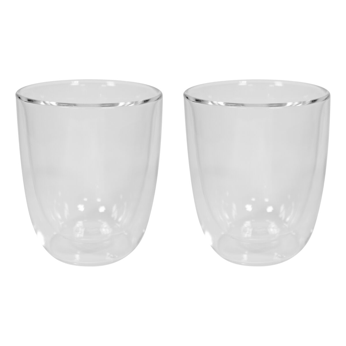 SET DE VASOS DE VIDRIO "DOUBLE" (T549 TRANSPARENTE) - Image 1