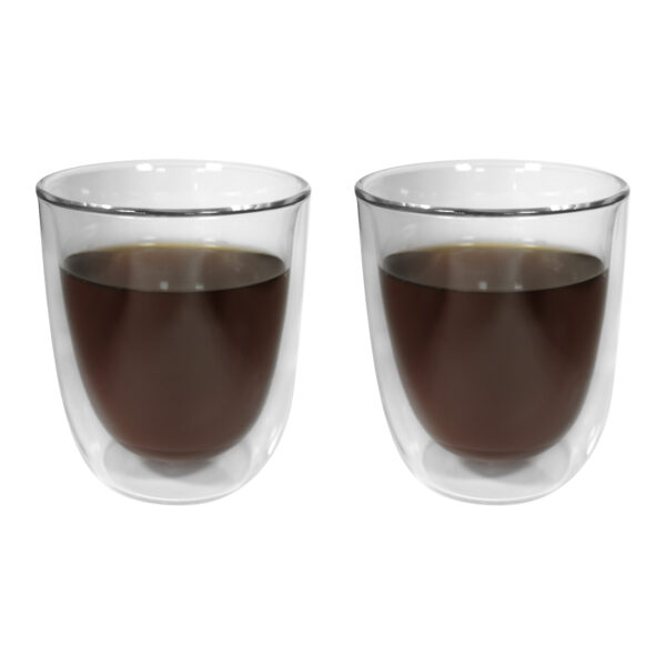 SET DE VASOS DE VIDRIO DOUBLE TRANSPARENTE (T549) - Imagen 2