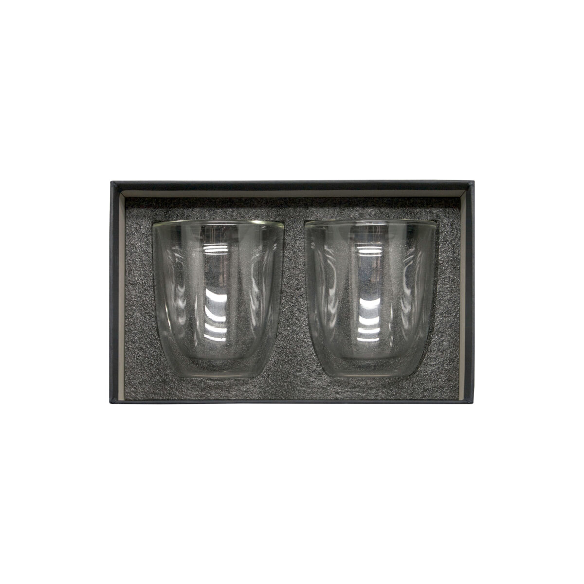 SET DE VASOS DE VIDRIO "DOUBLE" (T549 TRANSPARENTE) - Image 3