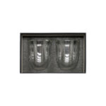 SET DE VASOS DE VIDRIO "DOUBLE" (T549 TRANSPARENTE) - Image 3