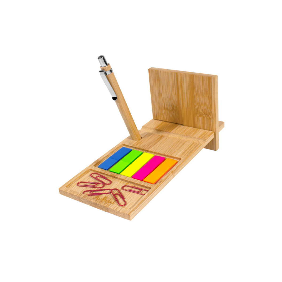 ORGANIZADOR DE ESCRITORIO DE BAMBÚ "NAGANO DESK" (T604 MADERA) - Image 1