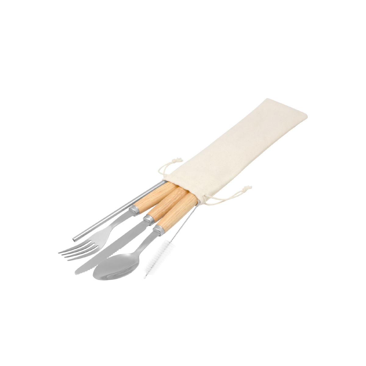 SET DE CUBIERTOS "MEALTIME" (T628 MADERA) - Image 1