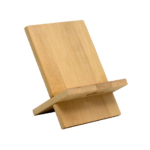 SOPORTE DE ESCRITORIO PARA CELULAR "BAMBOFFICE" (T629 MADERA)