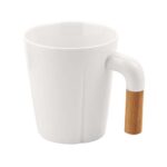 SET DE TAZAS IWAO BLANCO TAZ 029 B (CERÁMICA / BAMBÚ) - Image 5