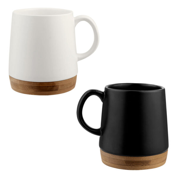 TAZA FIORLAND BLANCO TAZ 031 B (CERÁMICA / BAMBÚ) - Imagen 4