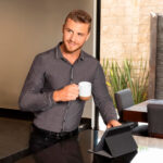 TAZA BIKANER BLANCO TAZ 038 B (PORCELANA / CORCHO) - Image 2