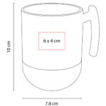 TAZA BIKANER BLANCO TAZ 038 B (PORCELANA / CORCHO) - Image 3