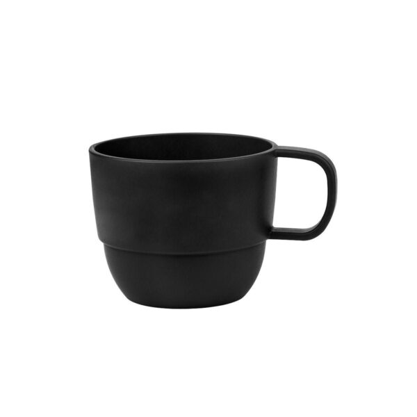 TAZA ECO EVERTON NEGRO TAZ 052 N (PLÁSTICO / FIBRA DE TRIGO)