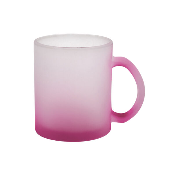 TAZA DE VRIDIO SUBLIMACIÓN ROSA TAZ 053 P (VIDRIO)