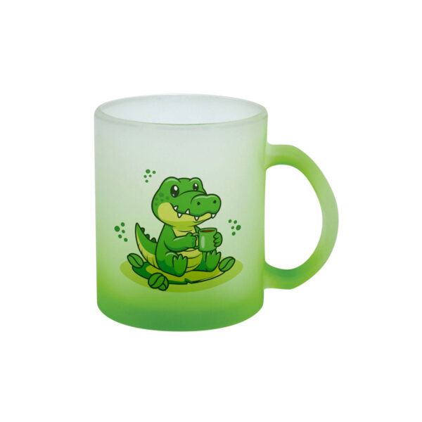 TAZA DE VRIDIO SUBLIMACIÓN VERDE TAZ 053 V (VIDRIO) - Imagen 2