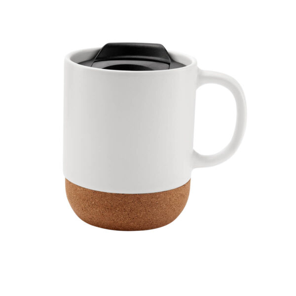 TAZA SIDAMA BLANCO TAZ 061 B (CERÁMICA / CORCHO)