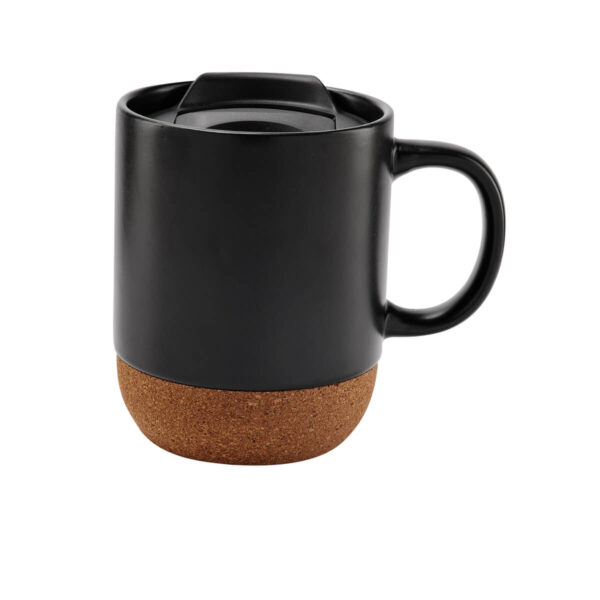 TAZA SIDAMA NEGRO TAZ 061 N (CERÁMICA / CORCHO)