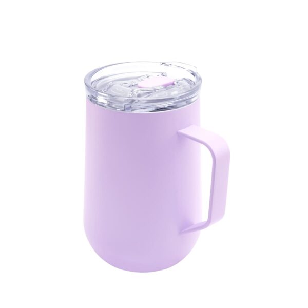 TAZA TASSE NEGRO MORADO TAZ 062 M (ACERO INOXIDABLE / PLÁSTICO)