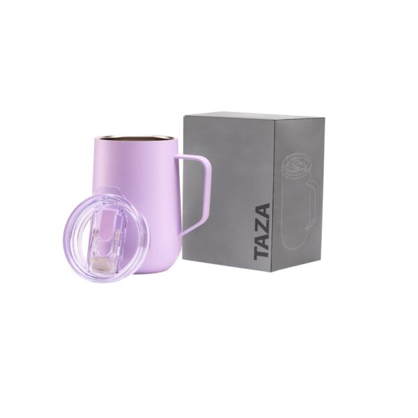 TAZA TASSE NEGRO MORADO TAZ 062 M (ACERO INOXIDABLE / PLÁSTICO) - Imagen 3