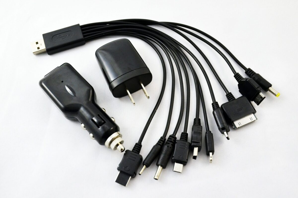 CABLE USB MULTIPUERTOS (TEC005-NE-U) NEGRO - Image 1