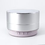 BOCINA METALICA OXFORD LED BLUETOOTH (TEC020-U) PLATA