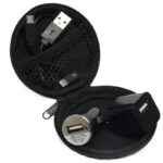 KIT CARGADORES PARA AUTO Y CASA (TEC048-U) NEGRO