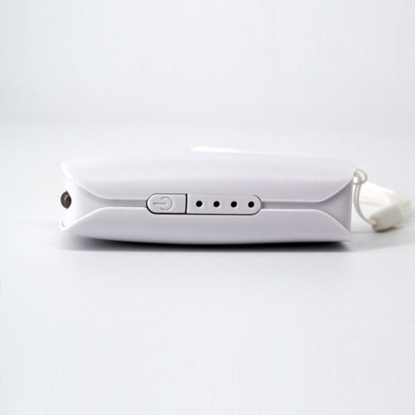 POWER BANK OVALADA LED MINI (TEC051-BL-U) BLANCO - Imagen 4