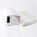 POWER BANK OVALADA LED MINI (TEC051-BL-U) BLANCO - Image 3