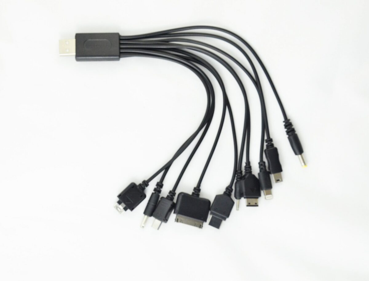 CABLE USB MULTIPUERTOS 10 ENTRADAS (TEC054-NE-U) NEGRO - Image 1