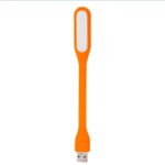 MINI LAMPARA PORTATIL FLEXIBLE USB LED (TEC055-U) NARANJA