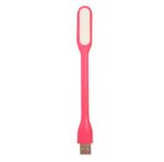 MINI LAMPARA PORTATIL FLEXIBLE USB LED (TEC055-U) ROSA