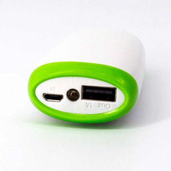 POWER BANK SPACE USB CON LINTERNA (TEC064-U) VERDE - Imagen 2