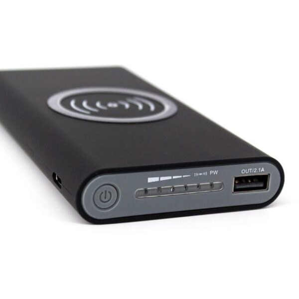 POWER BANK WIRELESS USB (TEC085-NE-U) NEGRO