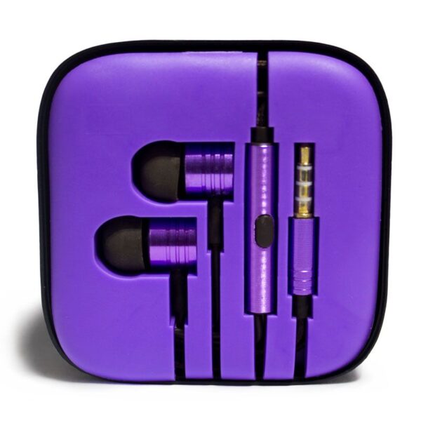 AUDIFONOS MULTICOLOR (TEC100-U) MORADO