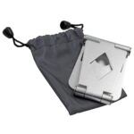 SOPORTE DE ALUMINIO PORTATIL AJUSTABLE (TEC150-U) PLATA - Image 2